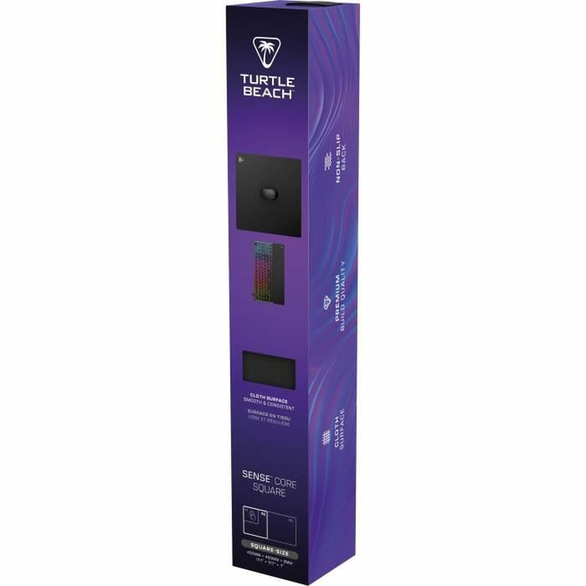 Mouse Mat Turtle Beach SenseCore Square Black-3