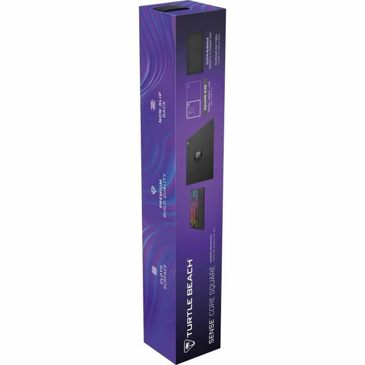 Mouse Mat Turtle Beach SenseCore Square Black-2