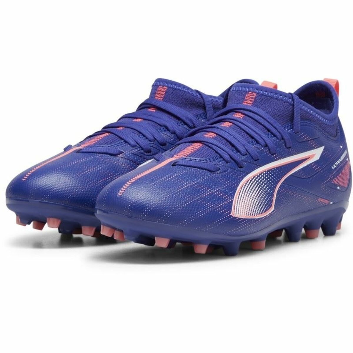 Childrens Football Boots Puma Ultra 5 Match Mg Purple-3