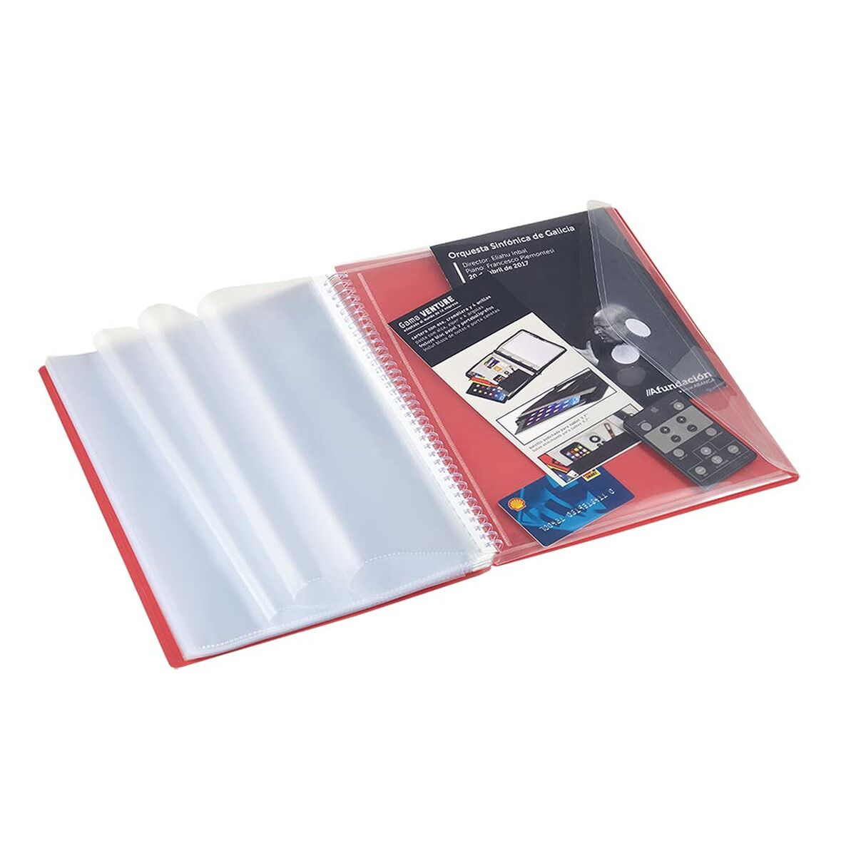 Organiser Folder Carchivo Archivex-Star Red A4-2