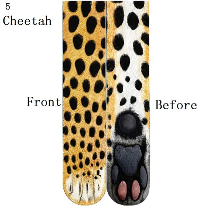 Animal Paw Long Socks-16