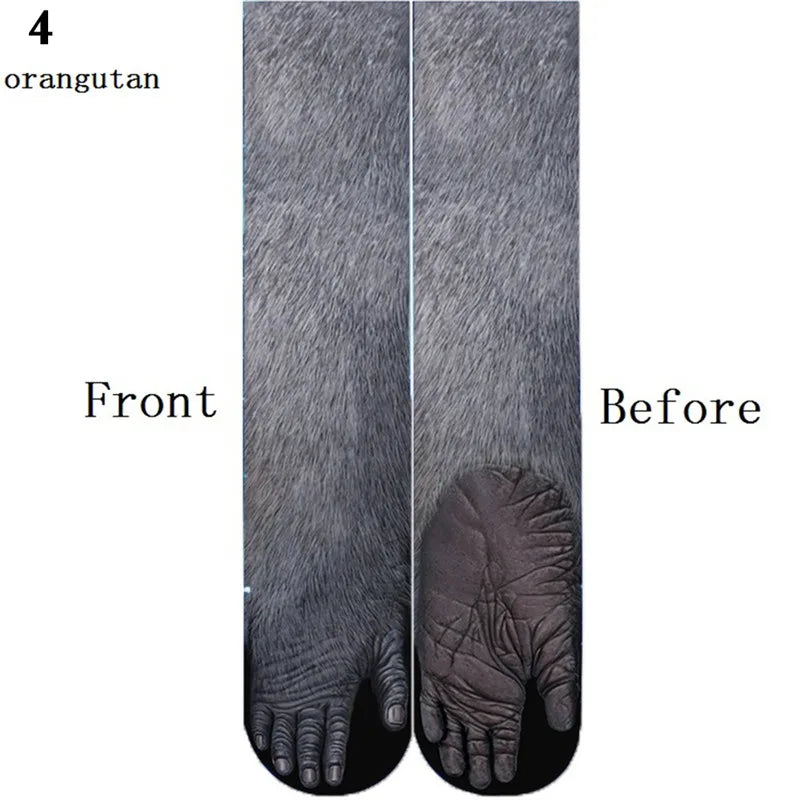 Animal Paw Long Socks-21