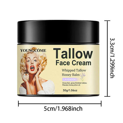 100% Grass Fed Whipped Vanilla Beef Tallow Moisturizer-5