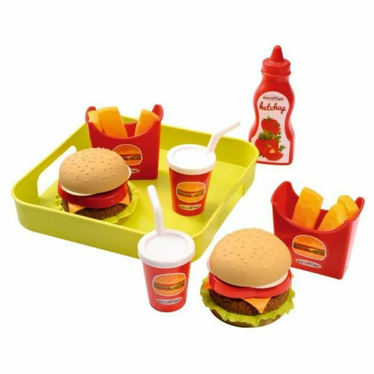Toy Food Set Ecoiffier Hamburger Tray-0