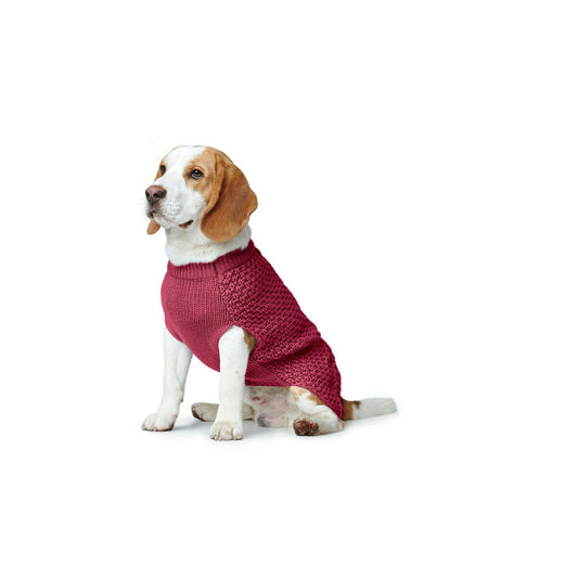 Dog Jumper Hunter Malmö Burgundy-1