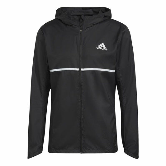 Men's Sports Jacket Adidas Own the Run Black-0