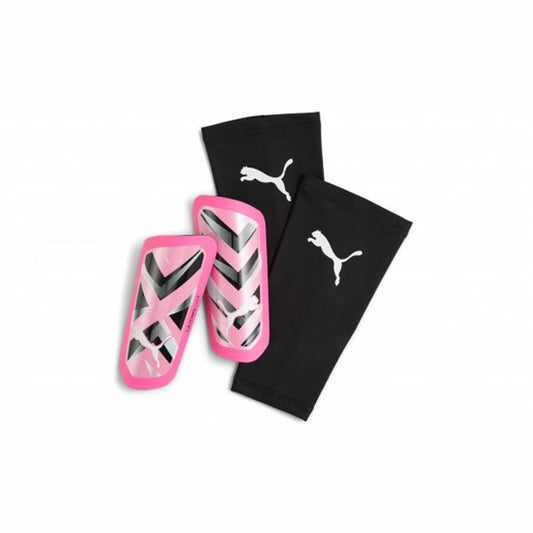 Football Shinguards Puma Ultra Light Sleeve Pink-0