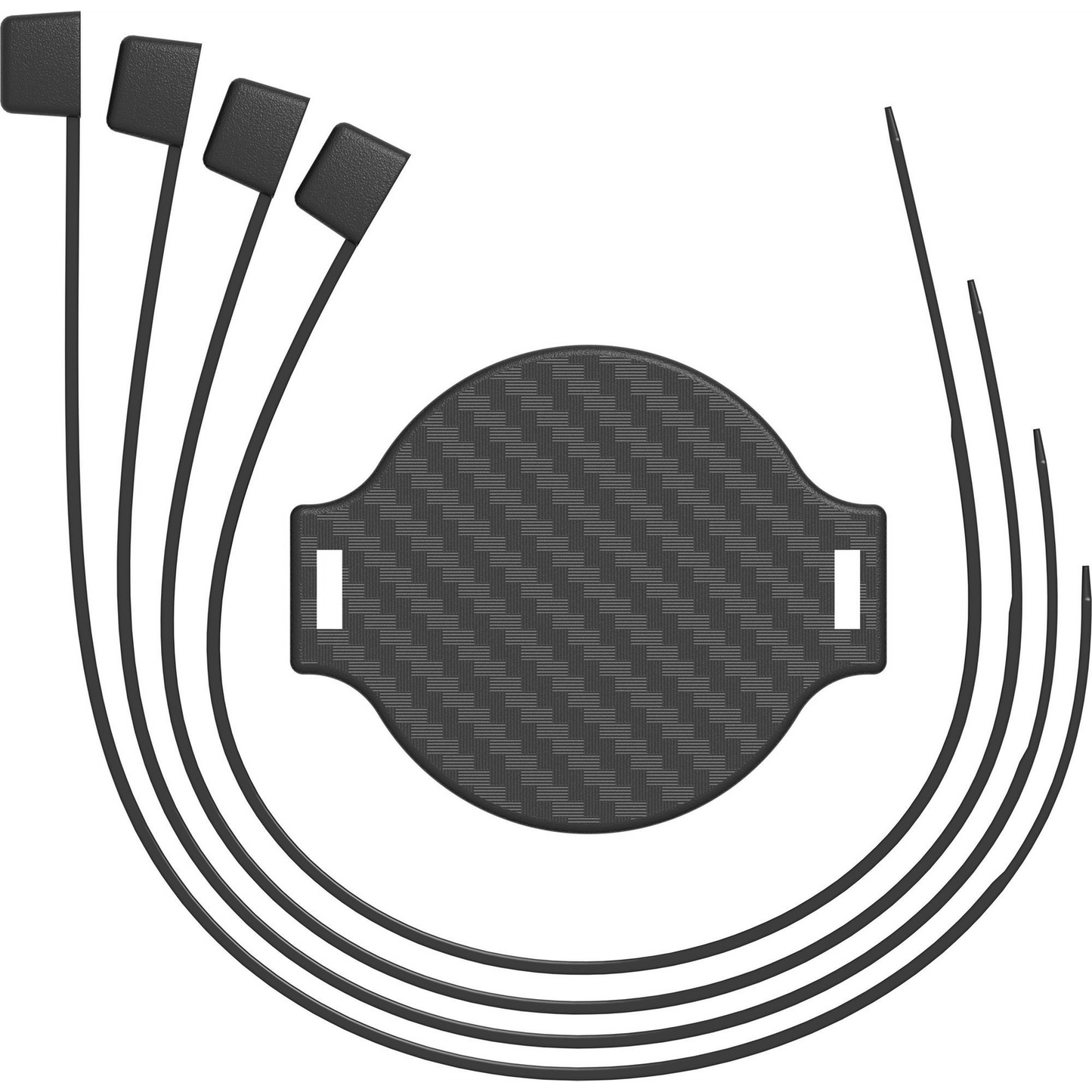 AlzaGuard Bike Mount for AirTag with Zip Ties (AGD-AMZT001B)-0