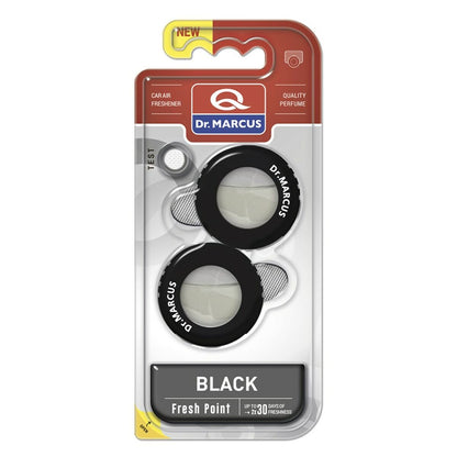 Car Air Freshener Dr Marcus Fresh Point black 2,5 ml Plastic Fragrance 2 Pieces (2 Units)-2