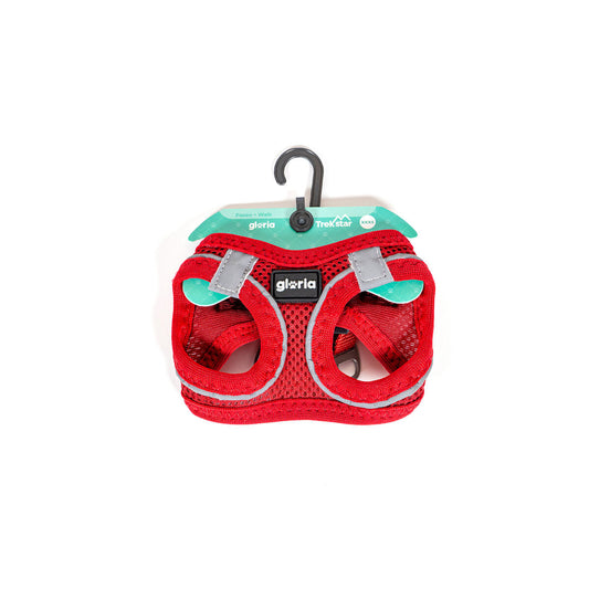 Dog Harness Gloria Trek Star 32,8-35,4 cm 45-47 cm Red M-0