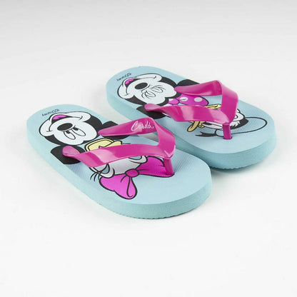 Flip Flops for Children Minnie Mouse Blue-1