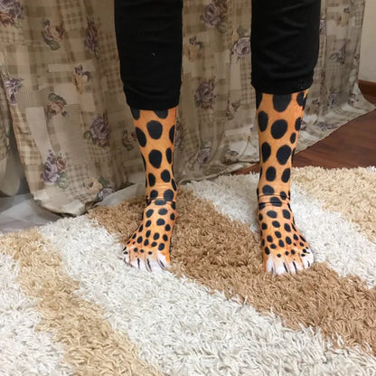 Animal Paw Long Socks-2