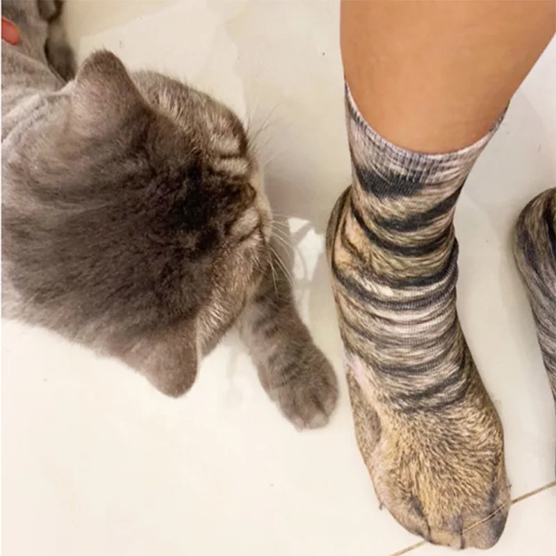 Animal Paw Long Socks-3