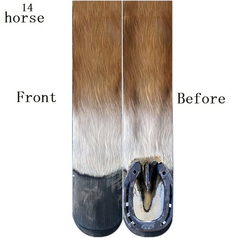 Animal Paw Long Socks-5