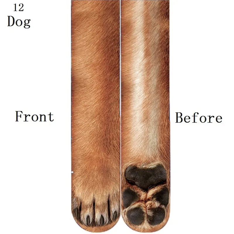 Animal Paw Long Socks-11