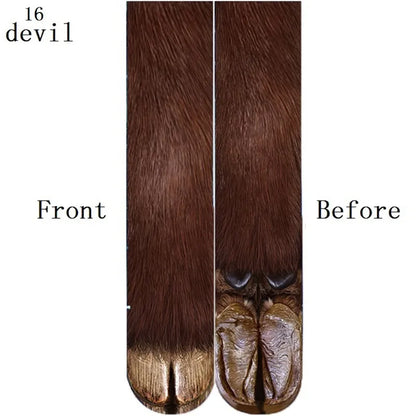 Animal Paw Long Socks-7