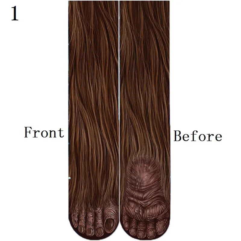 Animal Paw Long Socks-20
