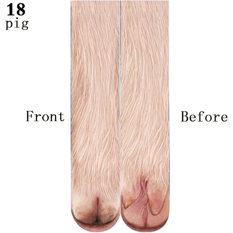 Animal Paw Long Socks-13