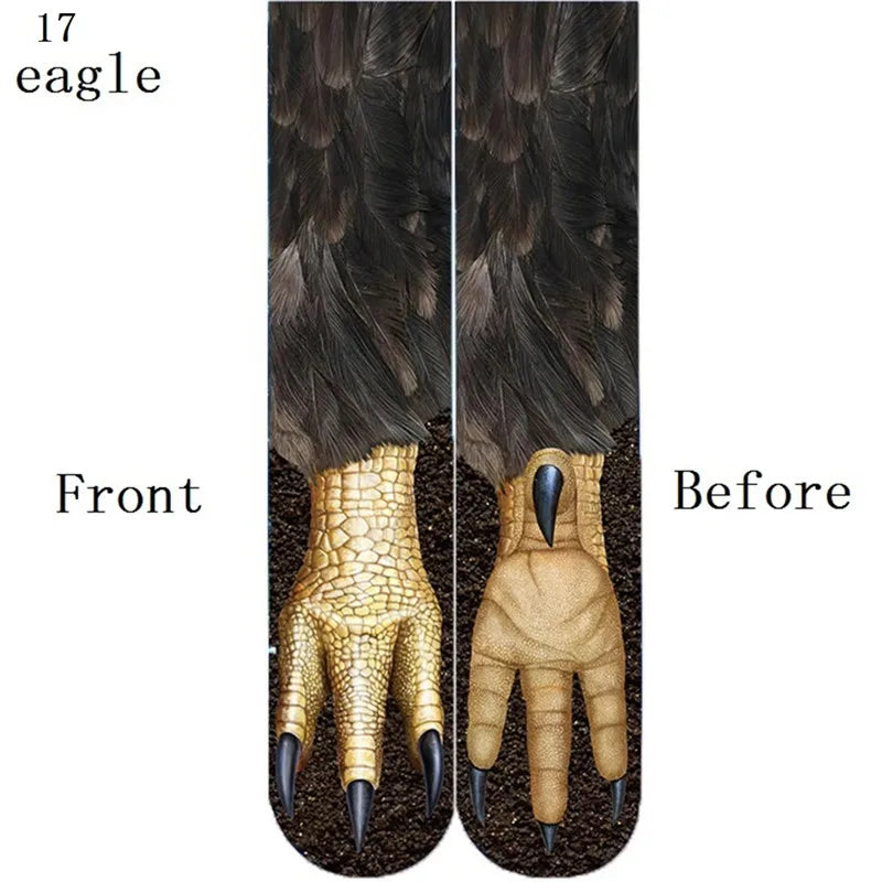 Animal Paw Long Socks-14