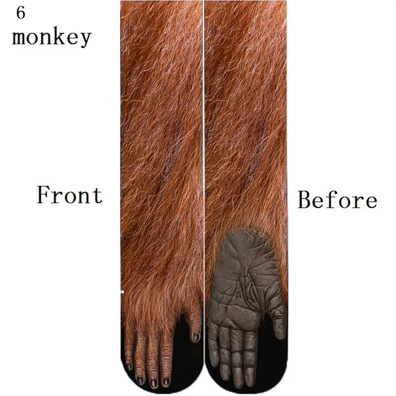 Animal Paw Long Socks-15