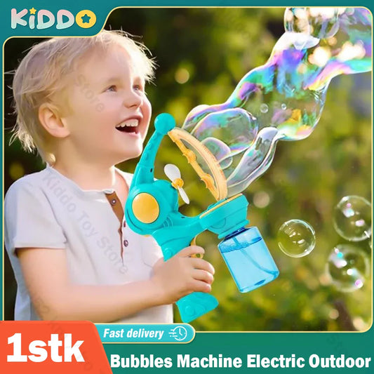 Bubbles Machine Electric Bubble Gun Automatic Kids Toy-0