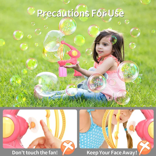 Bubbles Machine Electric Bubble Gun Automatic Kids Toy-1