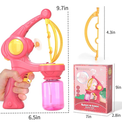 Bubbles Machine Electric Bubble Gun Automatic Kids Toy-2