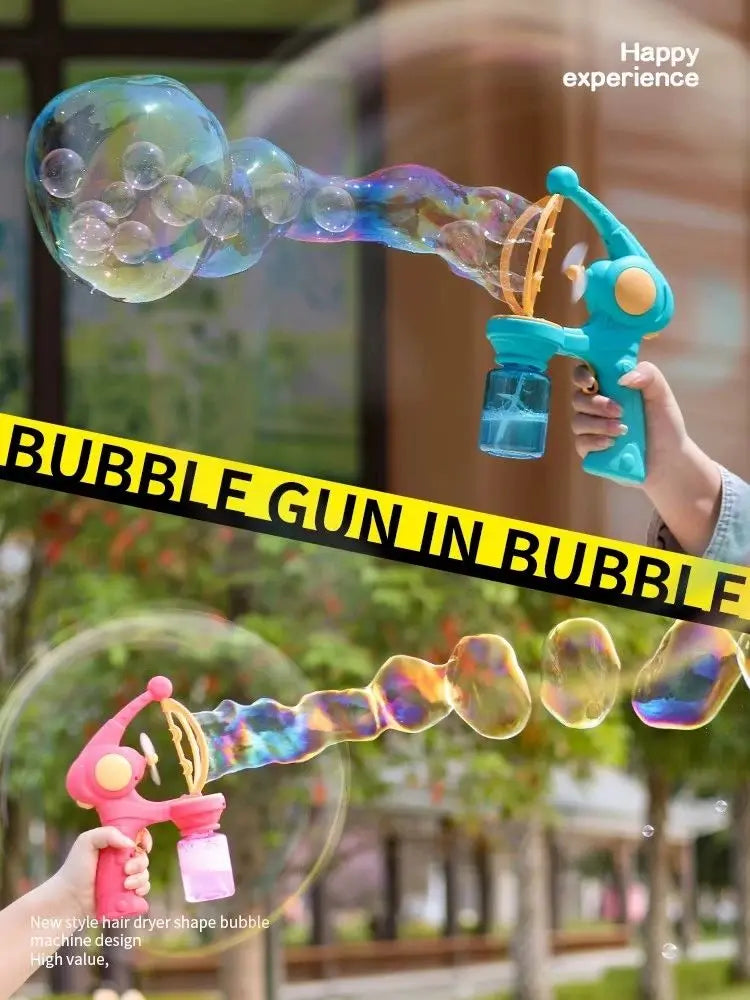 Bubbles Machine Electric Bubble Gun Automatic Kids Toy-4