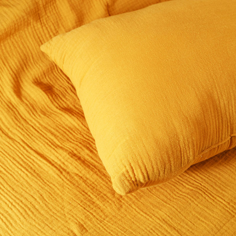 Coussin en coton bio bebe papate miel honey gots