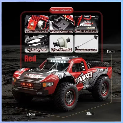 GANGYINGBAO JJRC Q130 1:16 70KM/H High-Speed 4WD Brushless RC Car-4