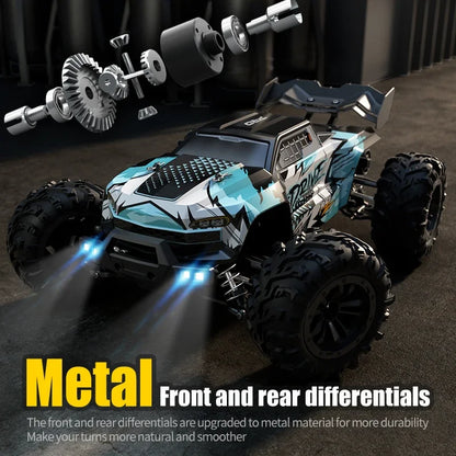 High-Speed 1:16 4WD Drift RC Car with LED - 75KM/H Monster Truck-2