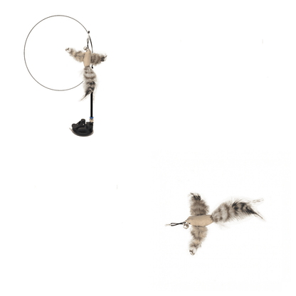 Interactive Feather Pole Toy for Cats-19