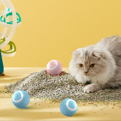 Interactive USB Rechargeable Cat Ball Toy-1