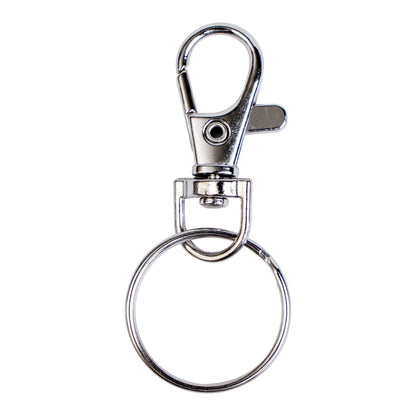 50ct - Assembled Keychain Rings with Lobster Clasp-1