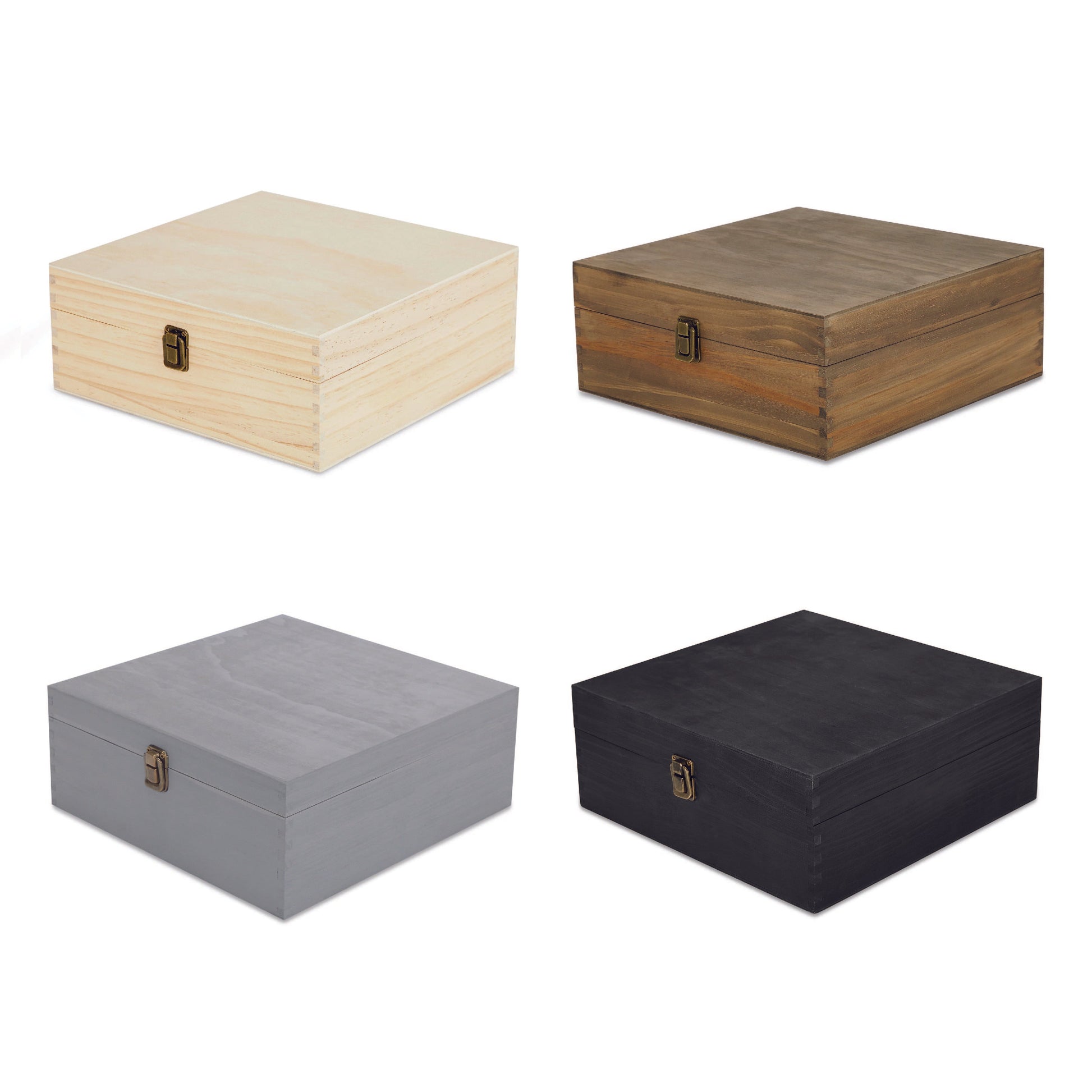 Wood Memory Boxes, Large-0