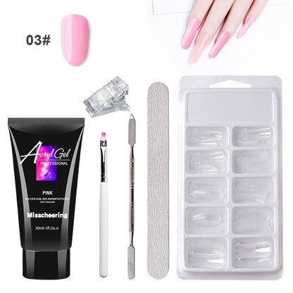 Painless Extension Gel Nail Art-6