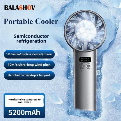 Portable USB Rechargeable Handheld Fan-0