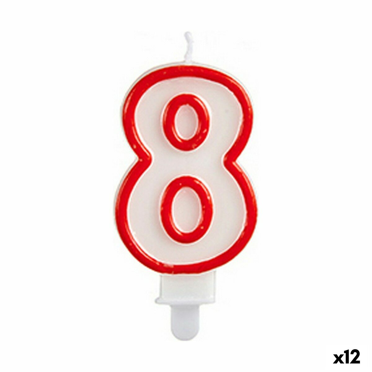 Candle Birthday Number 8 (12 Units)-0
