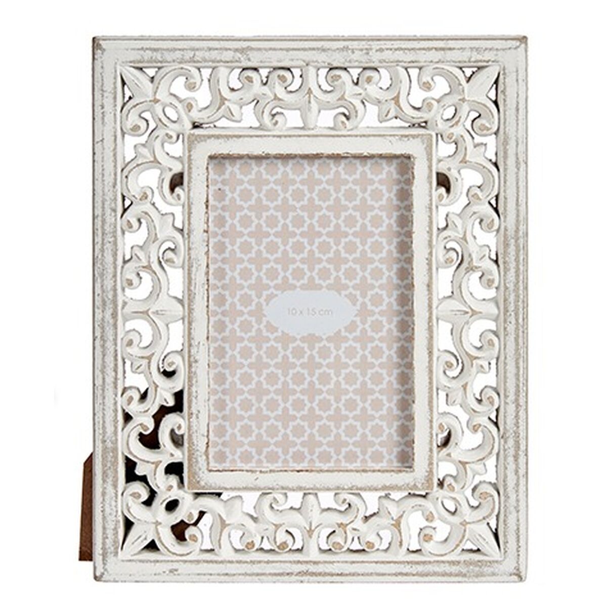 Photo frame White MDF Wood 19,6 x 24,5 x 1 cm (6 Units)-1