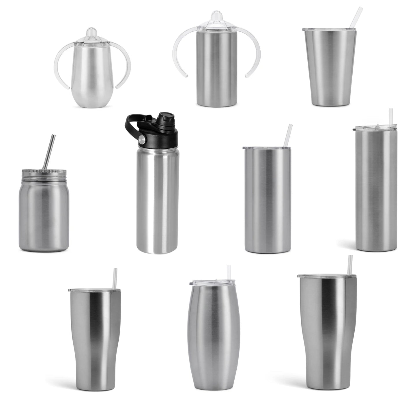 Stainless Steel Tumbler 10 Pack-0