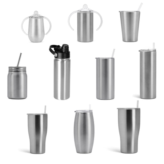 Stainless Steel Tumbler 10 Pack-0