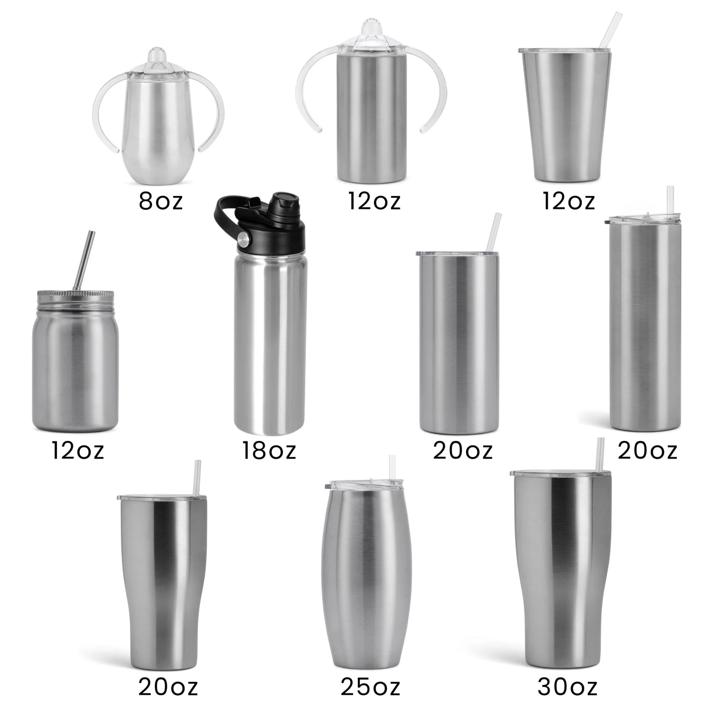 Stainless Steel Tumbler 10 Pack-1