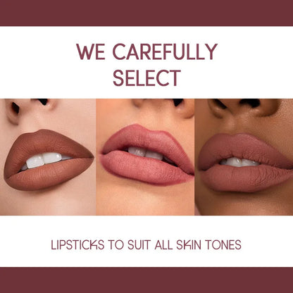 USHAS 12 Color Lip Liner Plus Lipstick Set Long Lasting Matte-3