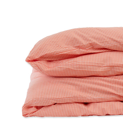 housse de couette en coton bio vichy papate