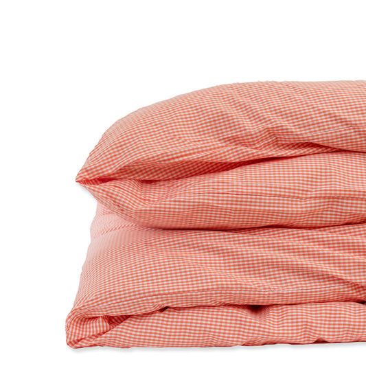 housse de couette en coton bio vichy papate