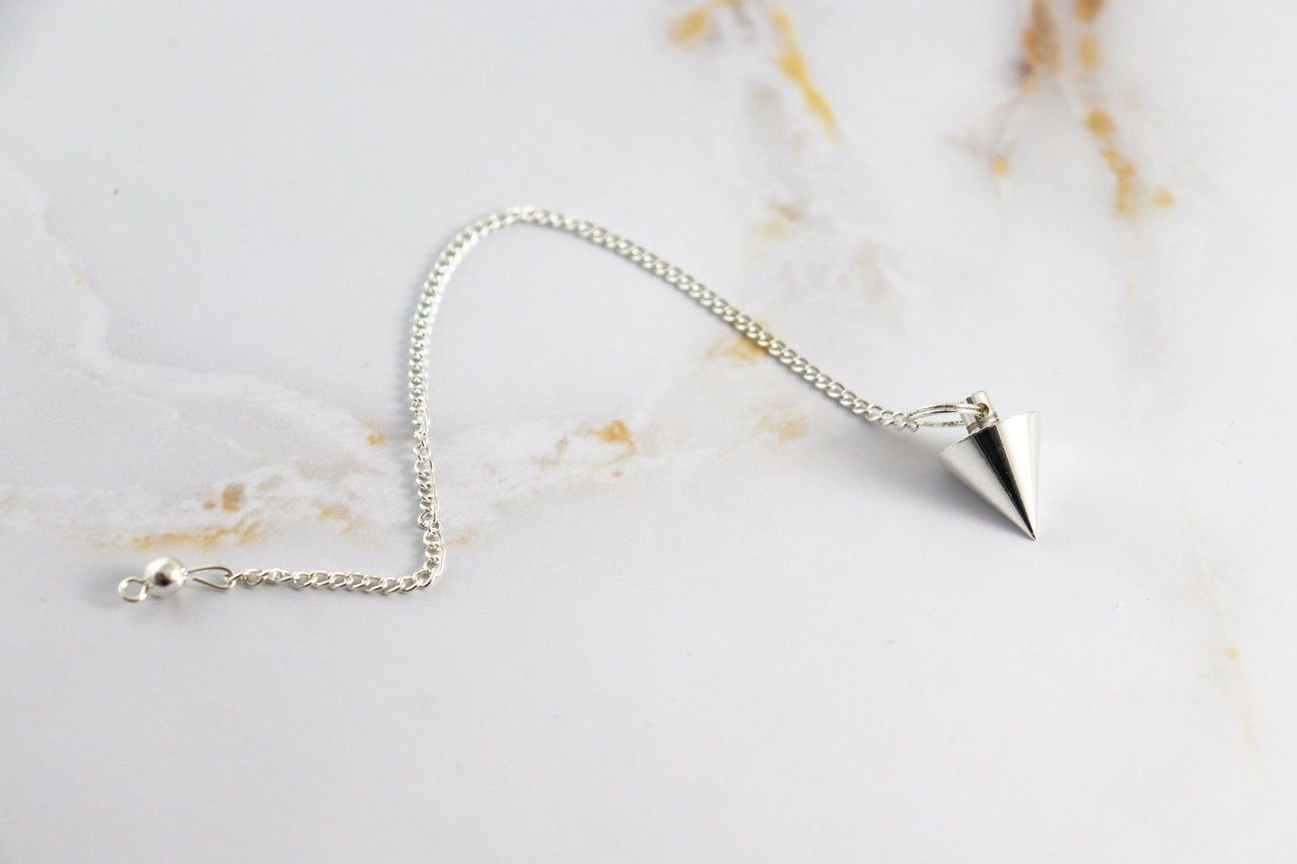 Cone Pendulum - Silver-plated brass-2