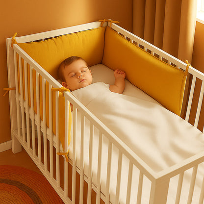 tour de lit coton bio honey made in france papate gots bébé